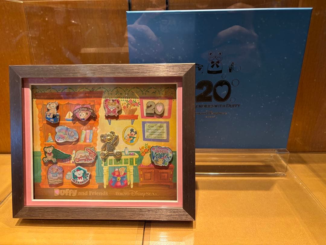 【ピンバッジセット】ディズニー 20周年 ダッフィー DUFFY