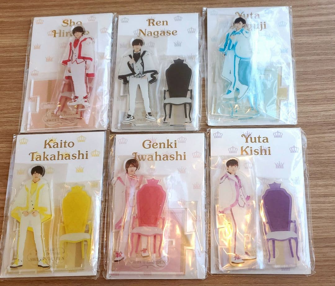 キンプリSweet gardenアクリルスタンド. 6人セット