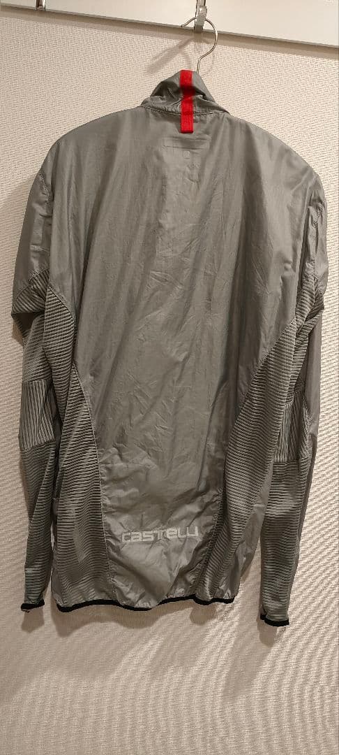 着用1回 Castelli Aria Jacket Sサイズ グレー