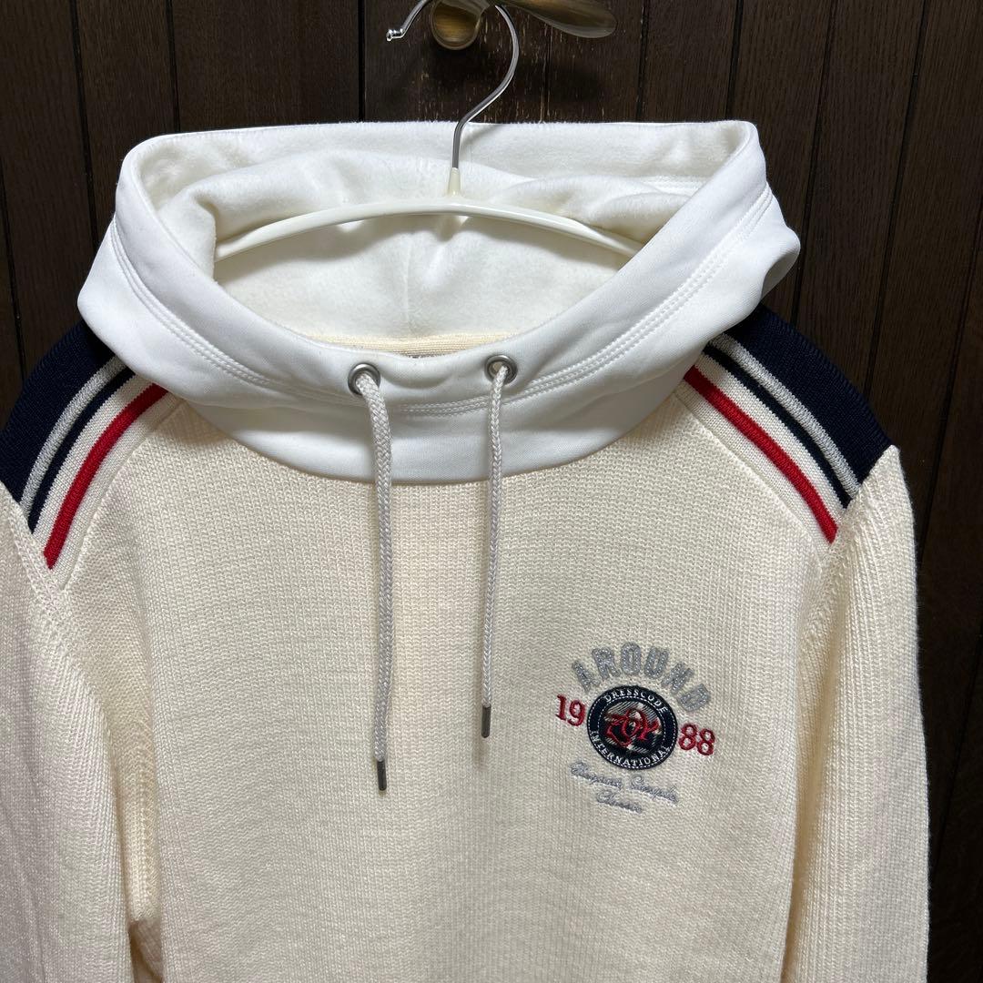 ZOY ゴルフフード付きセーター 1988年刺繍入り未使用