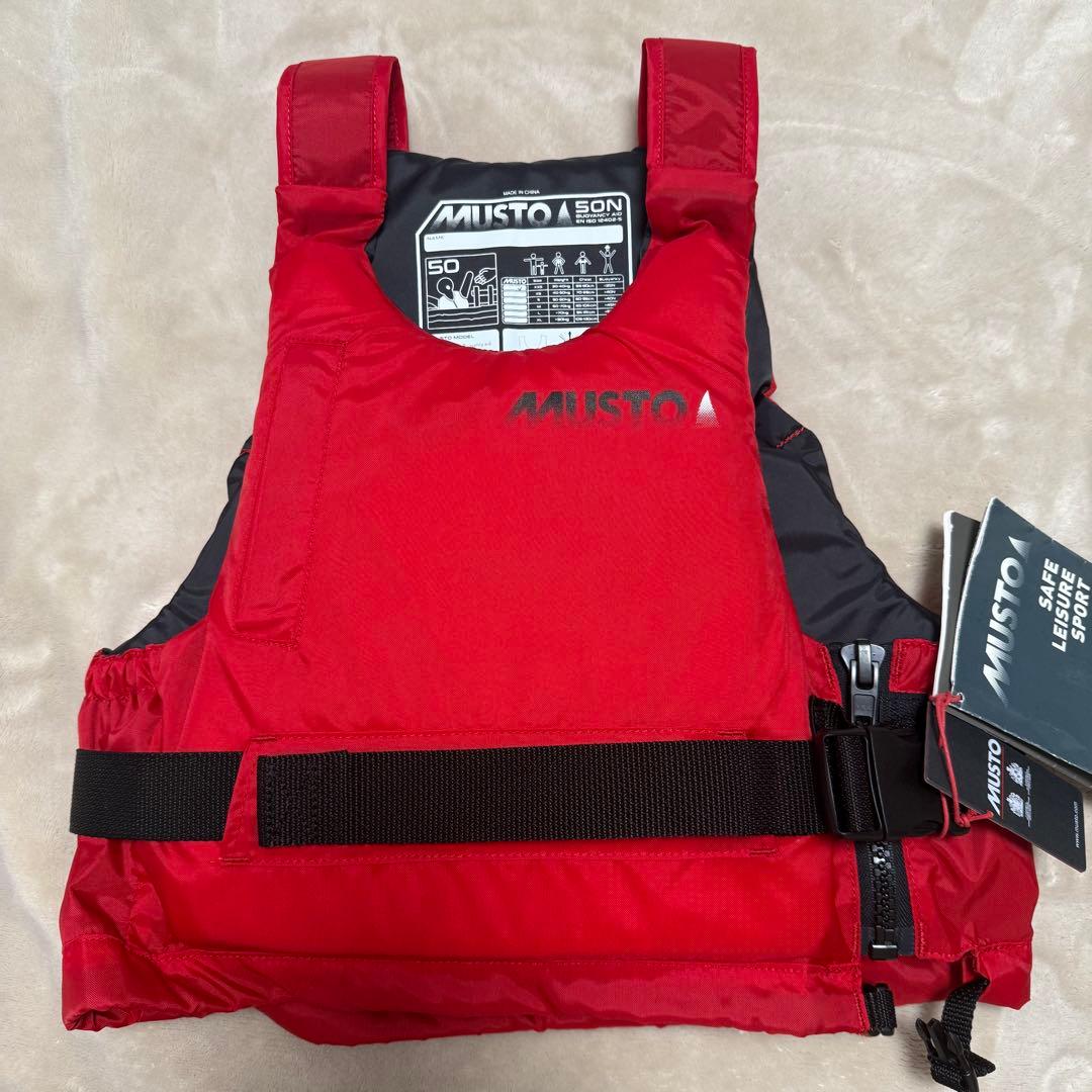【新品】MUSTO ライフジャケット XXS レッド