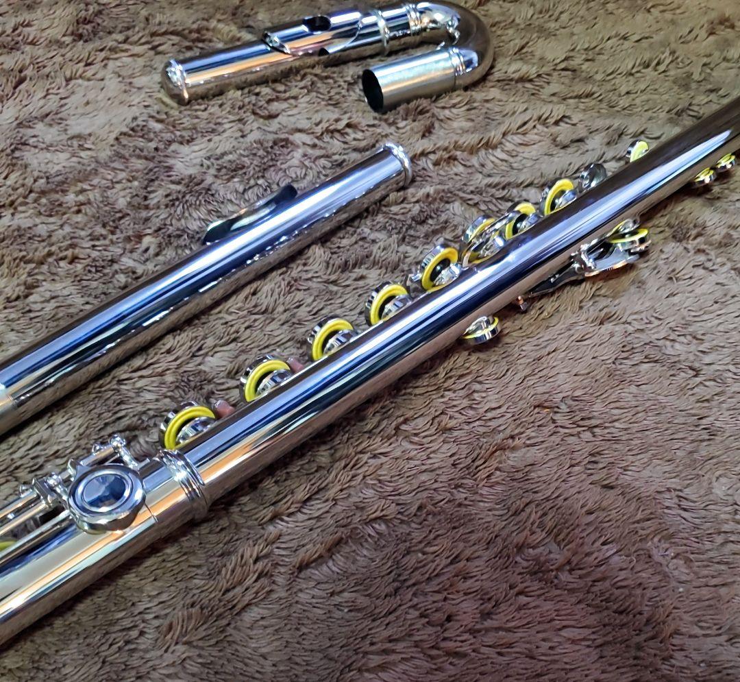 【ほぼ新品】JINXIN フルート U字 頭部管　セット