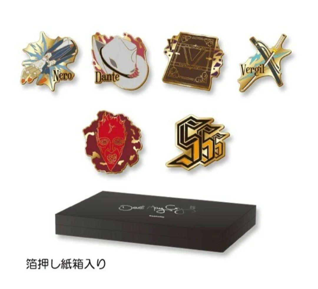 カプコンストア　カプコンカフェ　デビルメイクライ　ピンズコレクション