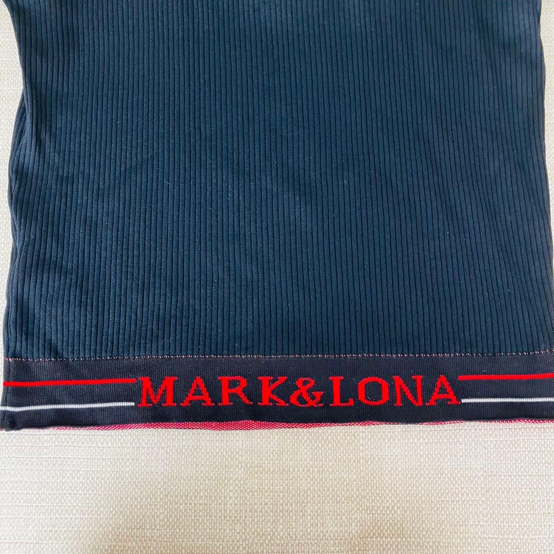 【極美品】マークアンドロナ ポロシャツ ニット ゴルフ ハーフジップ 黒 46