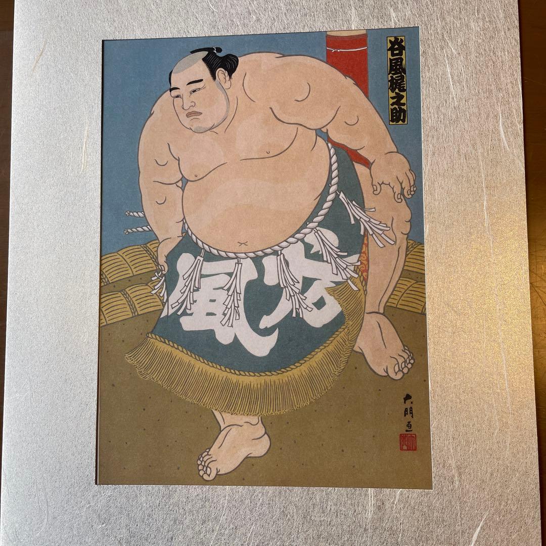 相撲錦絵　木下大門　歴代横綱シリーズ67枚(谷風～日馬富士)セット　美術品