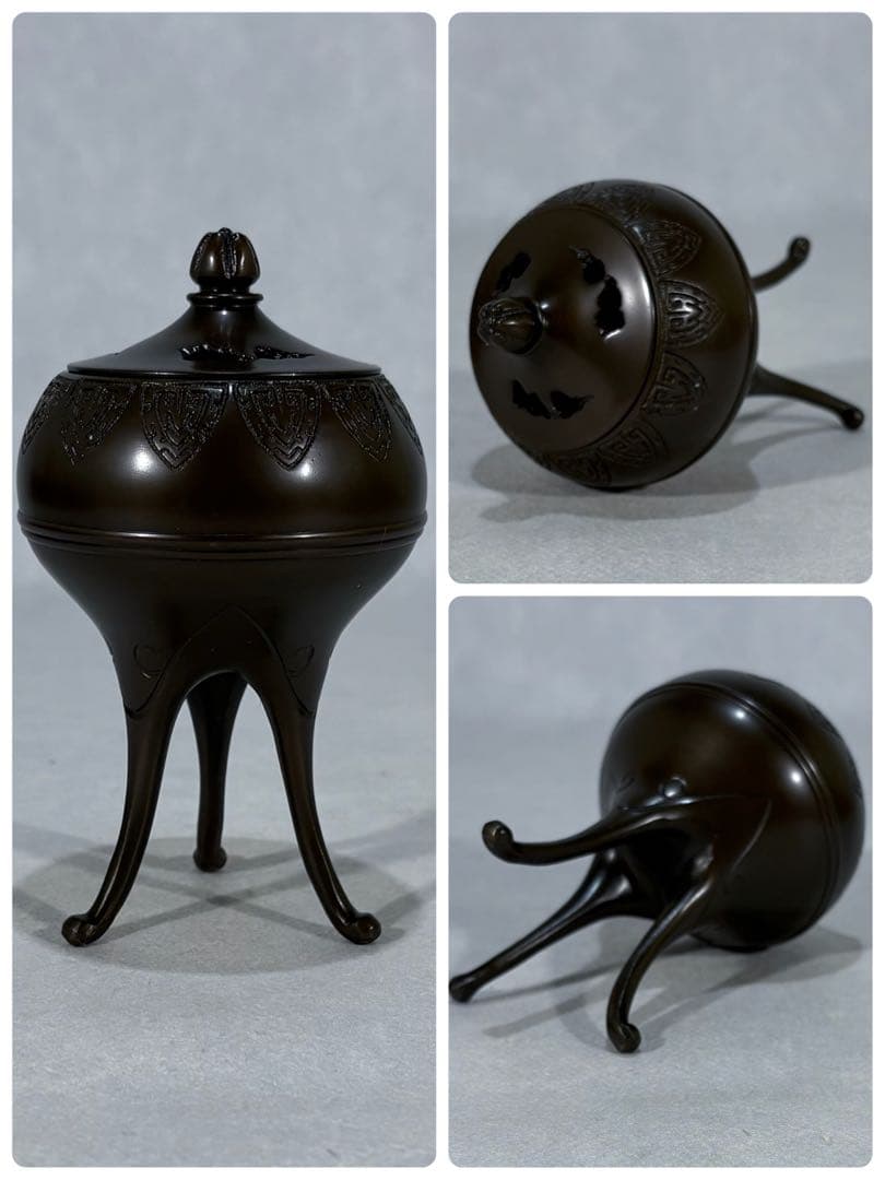 利休忌　三具足 掛軸 具足台 天目茶碗 天目台 高坏 美品 共箱　茶道 送料込