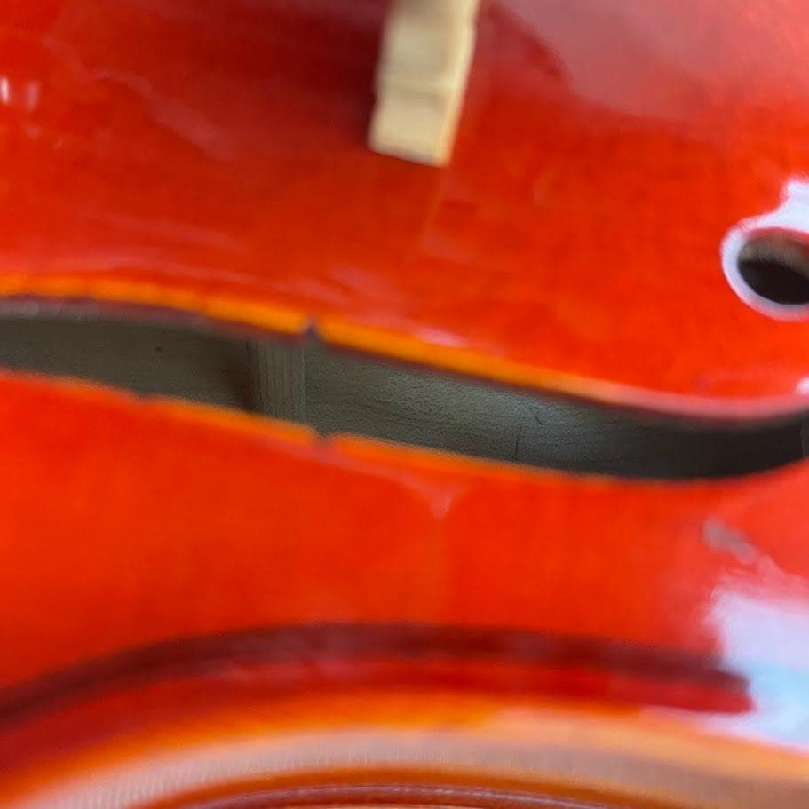 黄金期●鈴木バイオリン● 新品・弓付 No.300 1/4 1982年 一枚板