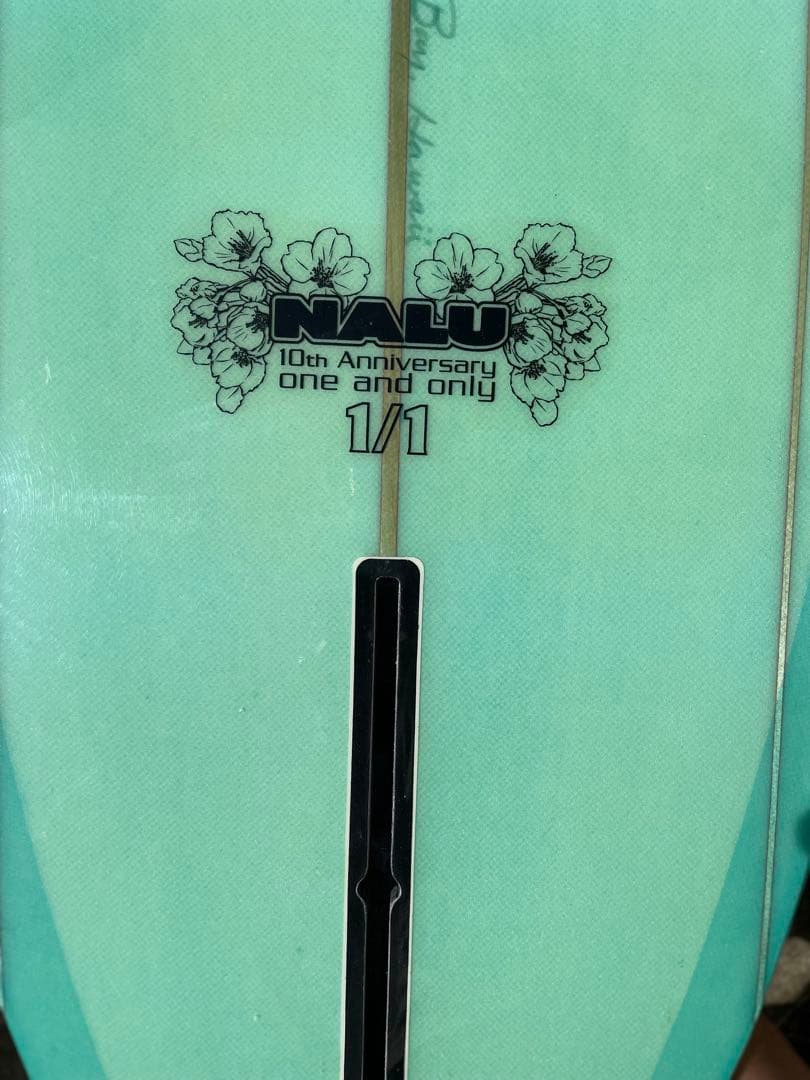 【NALU】ディックブリューワー本人シェイプ 9'6 シングル 美品