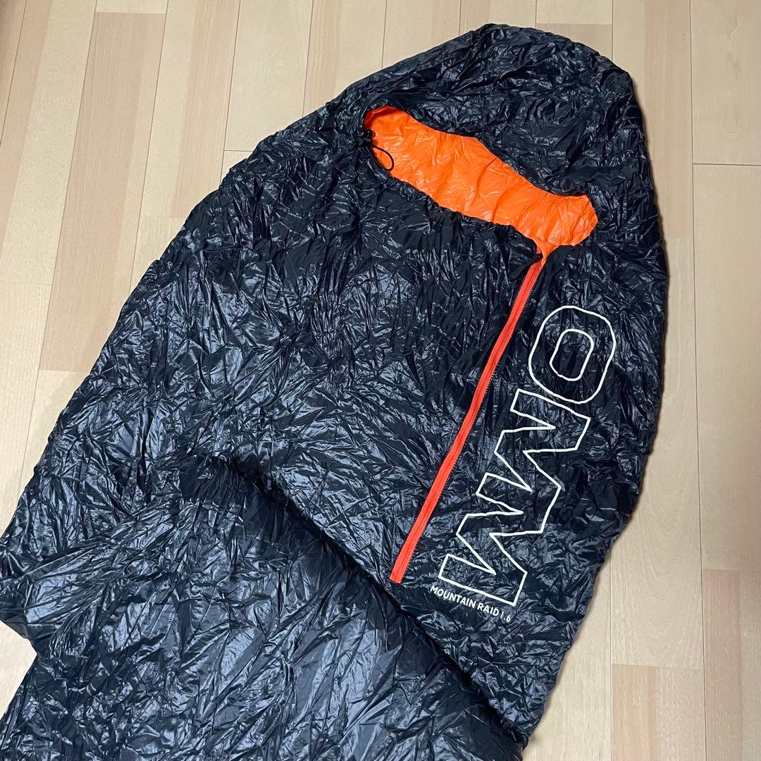 【美品】OMM シュラフ マウンテンレイド1.6 プリマロフト