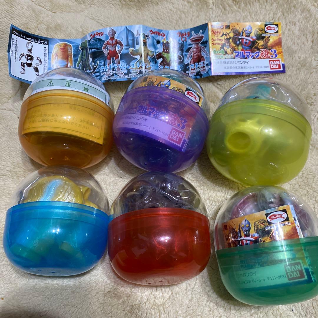 ブルマァク魂ウルトラマン カプセルトイ 全6種セット
