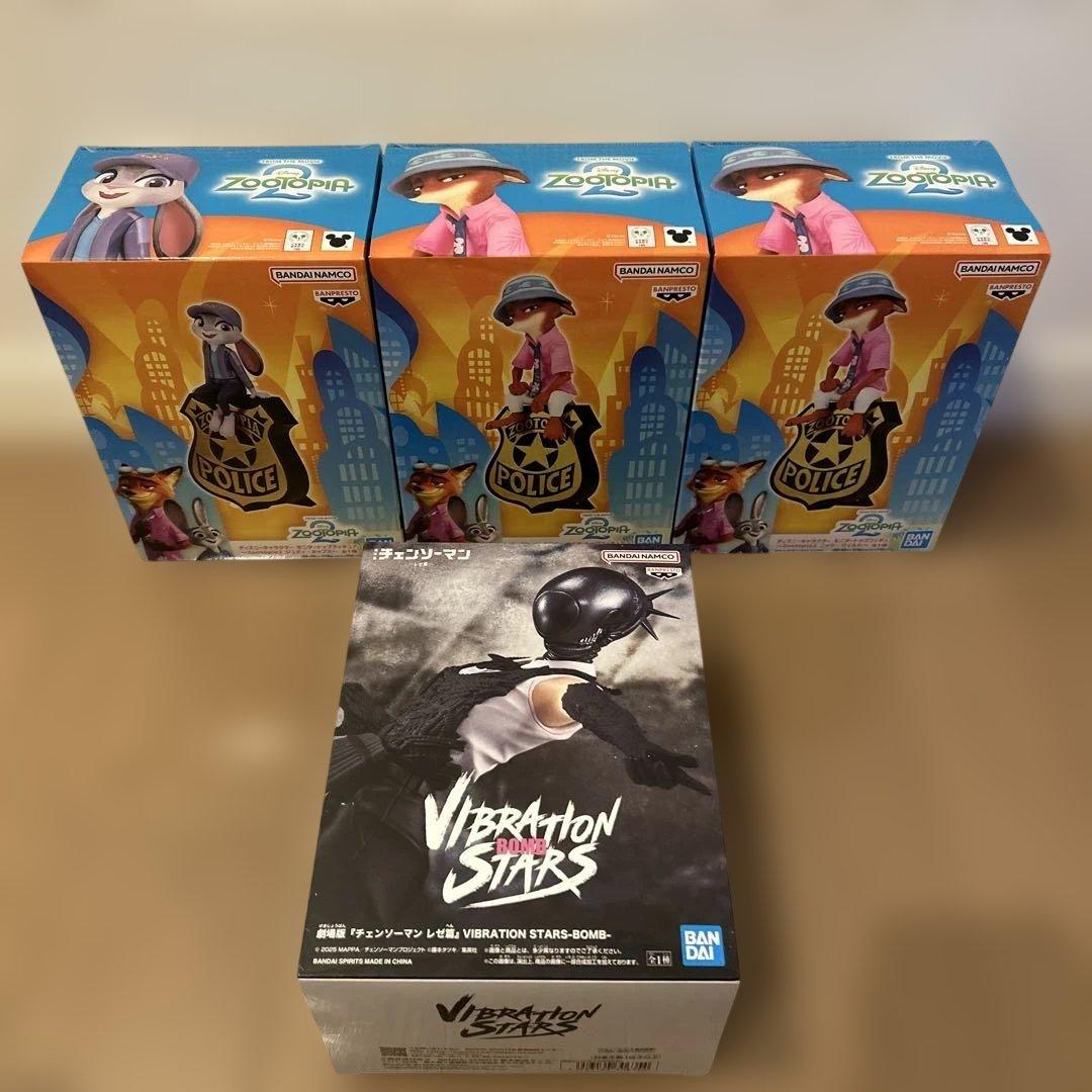 ズートピア2 モニタートップフィギュア&チェンソーマン-BOMB-フィギュア