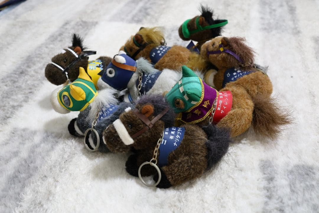 サイレンススズカ ほか　キーホルダーぬいぐるみ 8体セット