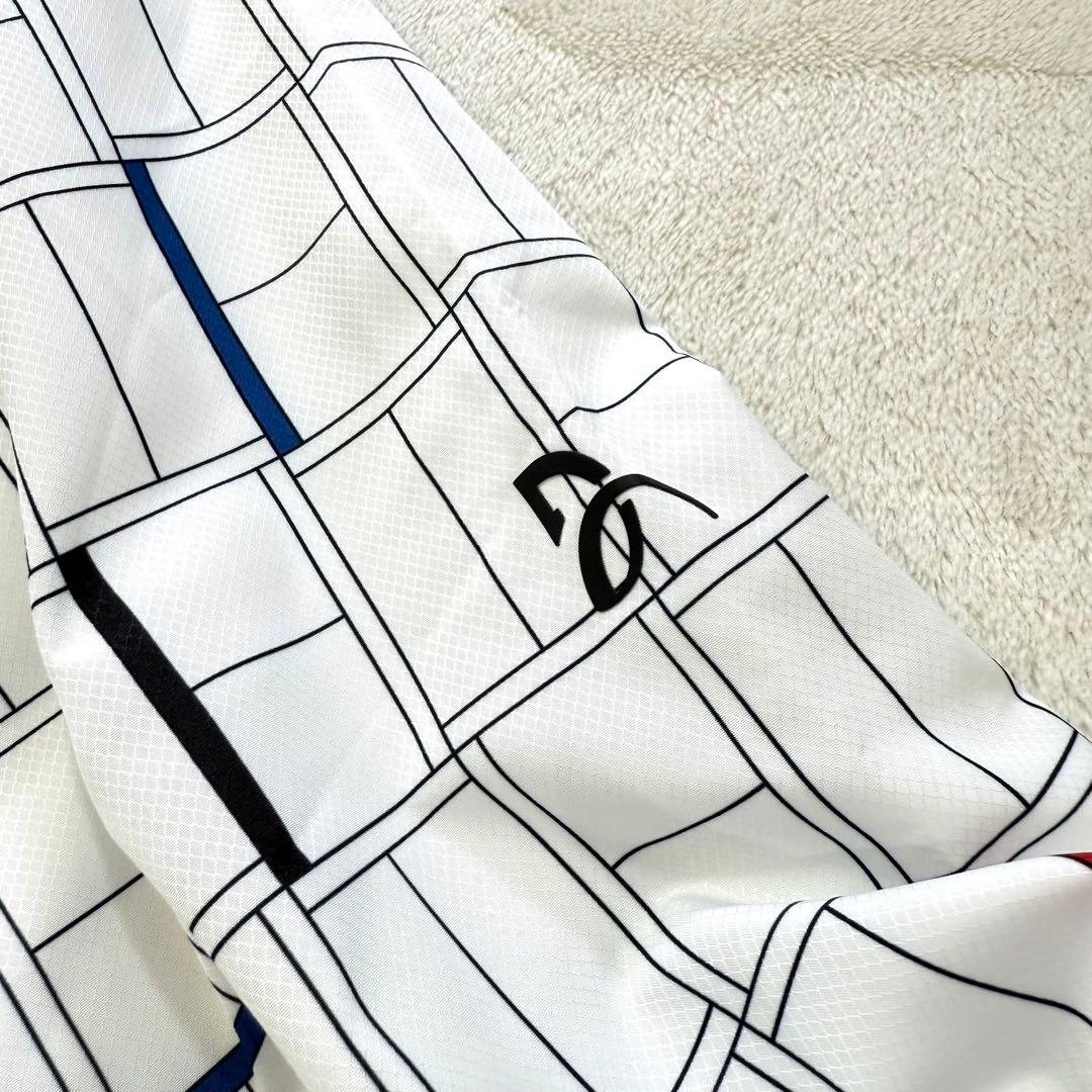 未使用‼️LACOSTE 幾何学模様 フードジャケットパンツ 上下セットアップ L