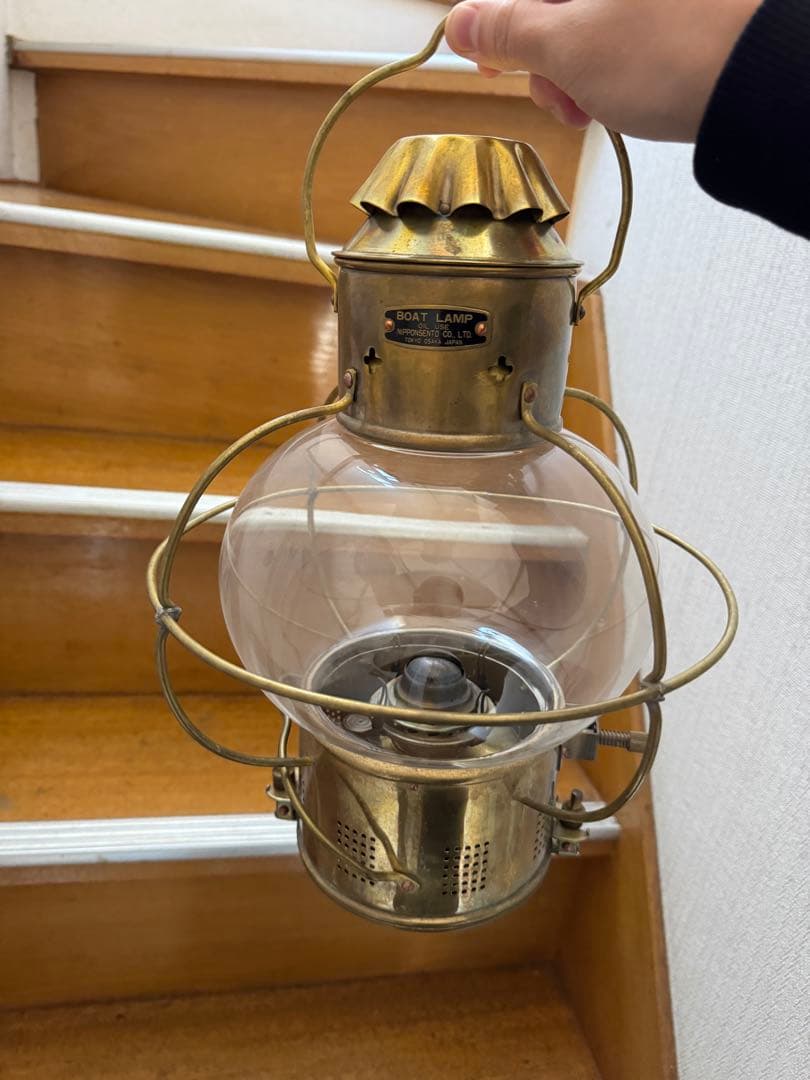 【希少！】Nipponsento Boat Lamp オイルランプ