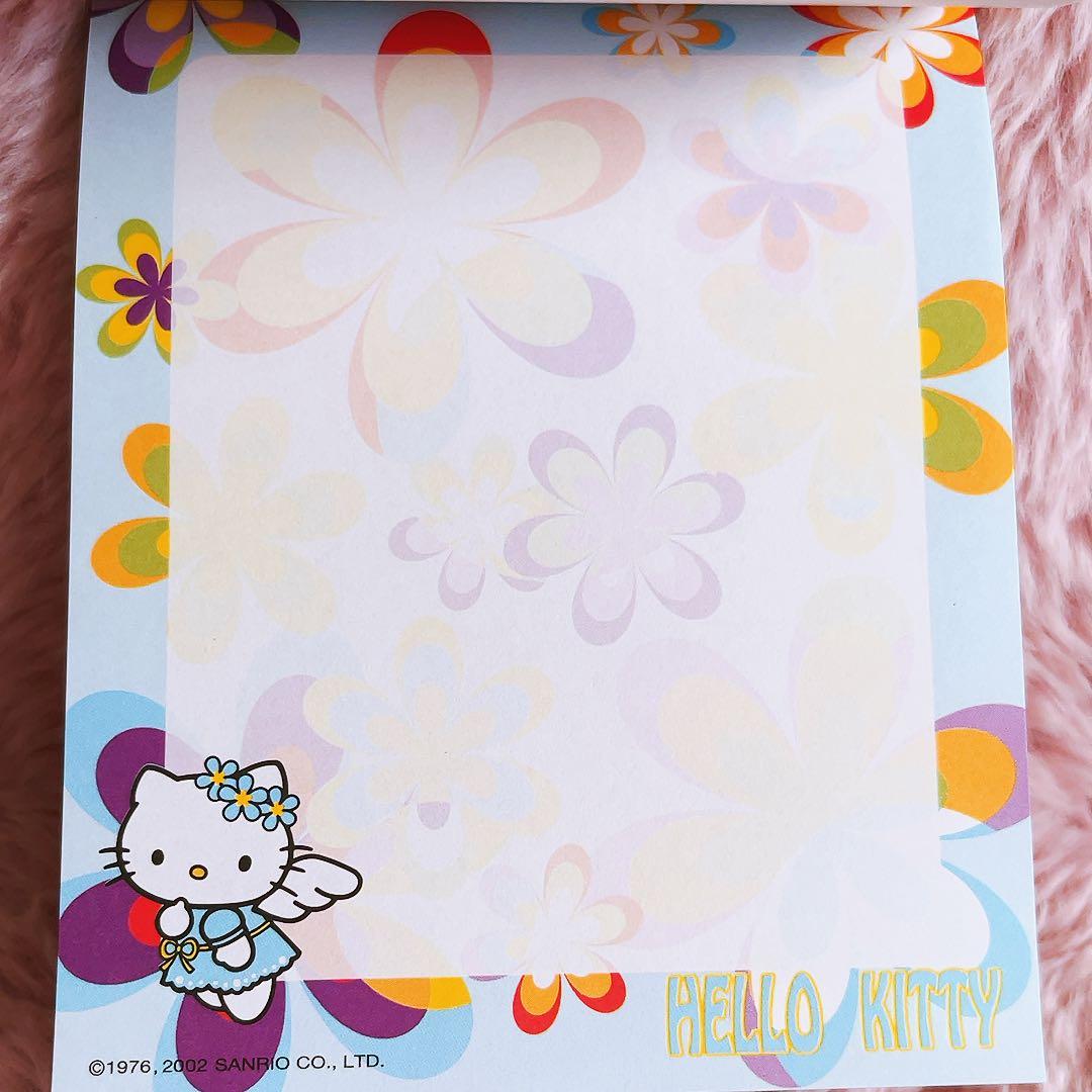 希少レア　ハローキティ　エンジェル　ポップアップメモ　カラフル　2002 レトロ