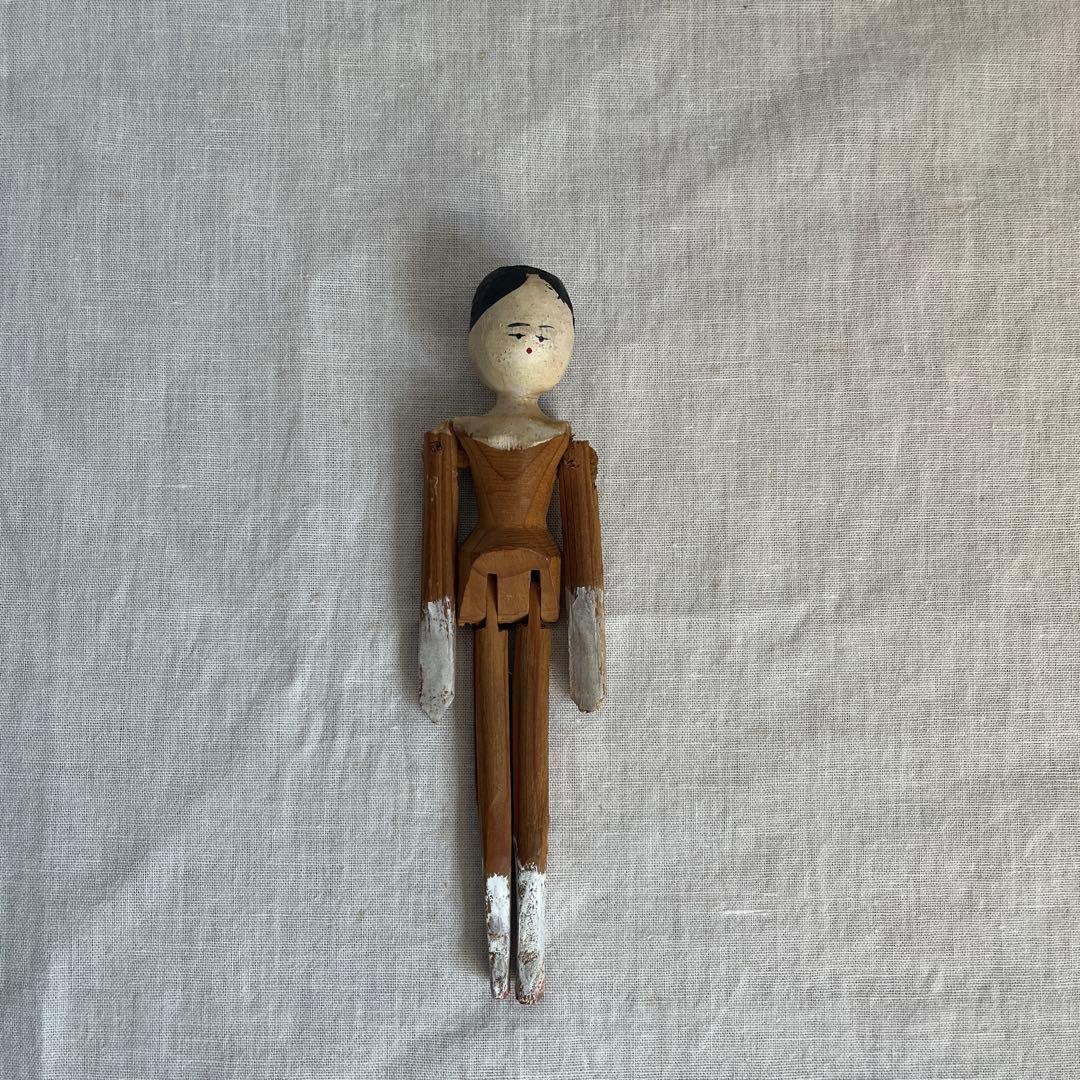 アンティーク　レア　小さい　ペグドール