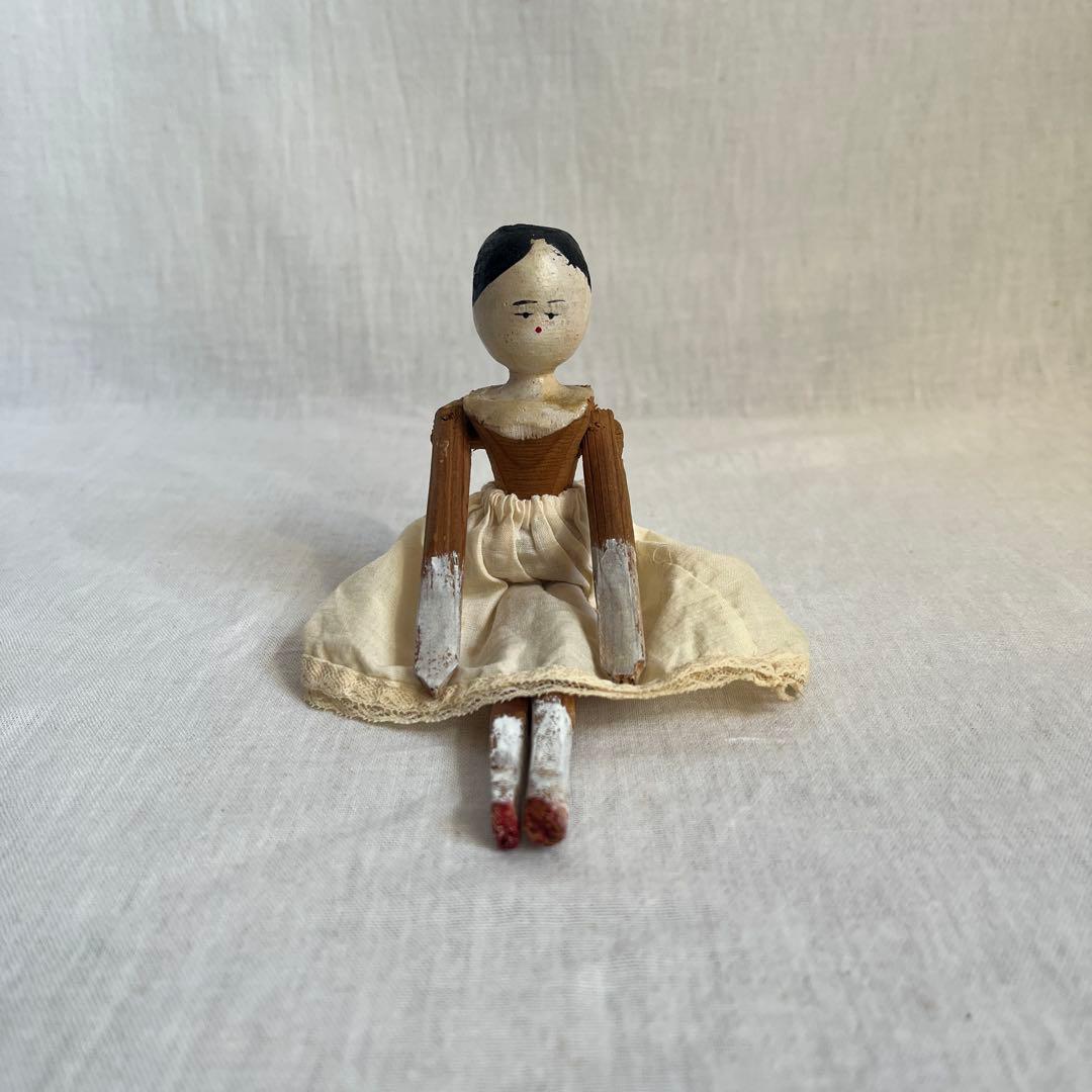 アンティーク　レア　小さい　ペグドール