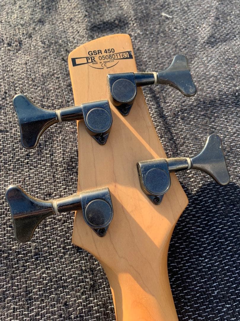 中古アイバニーズIbanez GioジオGSR450エレキベース ブラックグレー