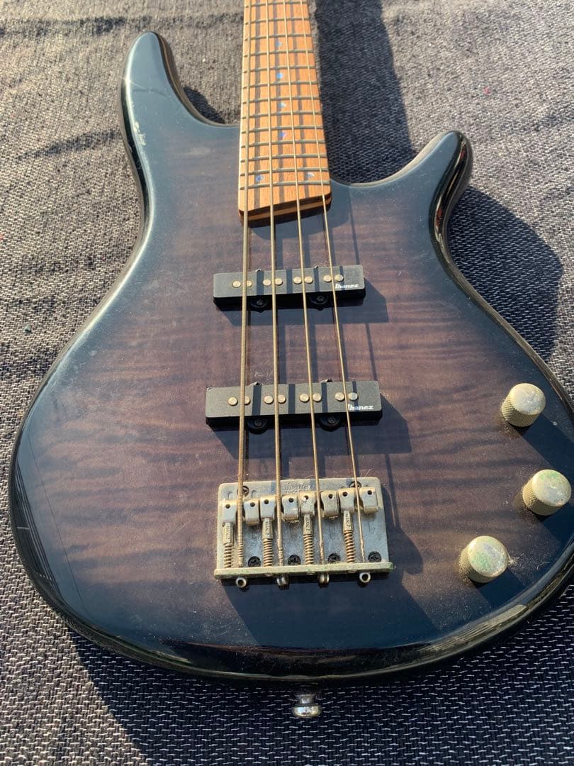 中古アイバニーズIbanez GioジオGSR450エレキベース ブラックグレー