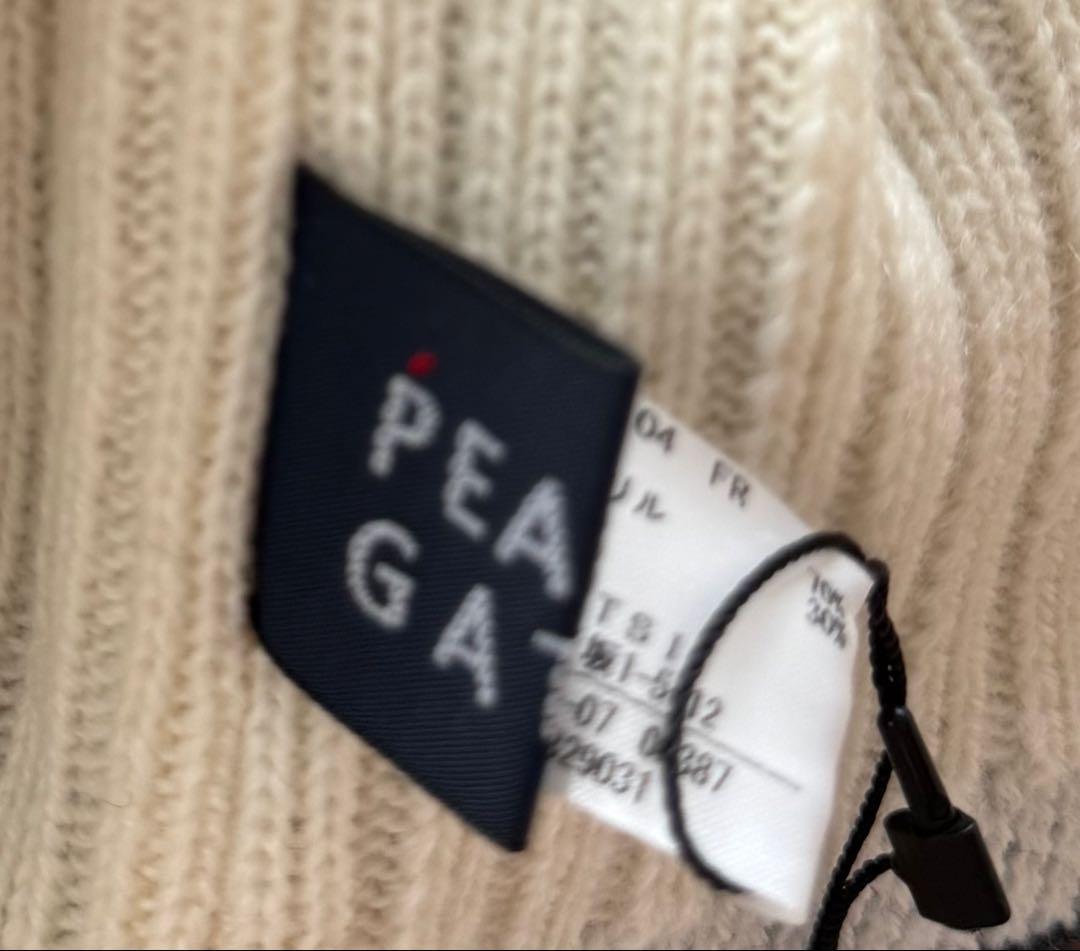 パーリーゲイツ 星マークつば付きニットワッチ　ボーダー