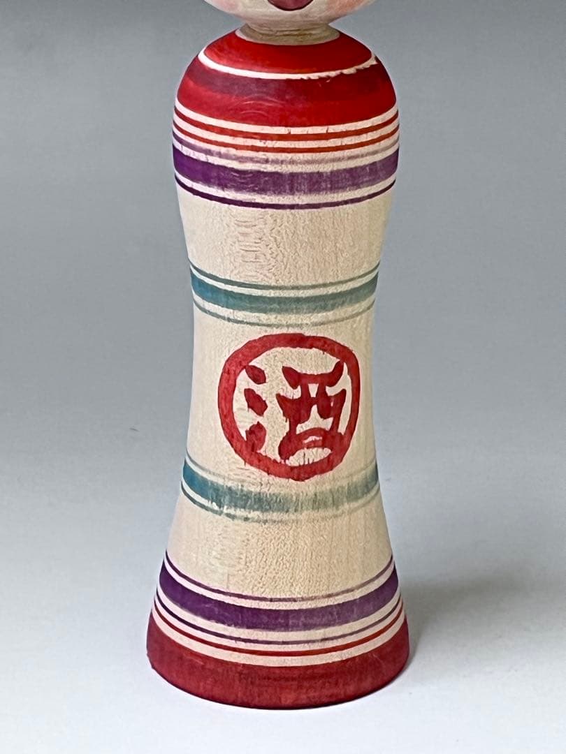 C449 こけし　レア　こけし奥瀬恵介　津軽系　伝統こけし　日本人形