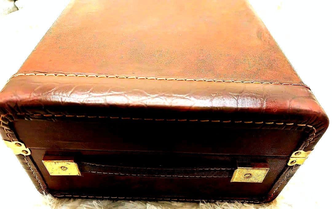 500円値下●Bach バッグ 本革風 希少トランペットシングルケース ブラウン