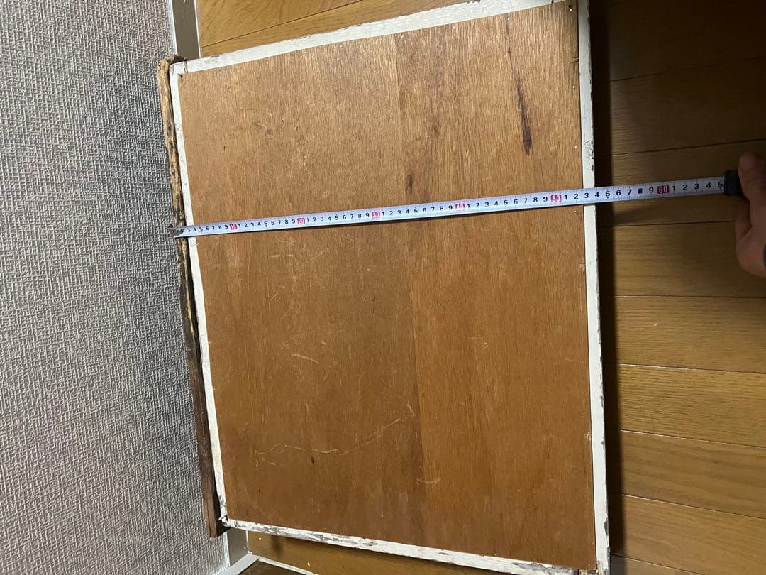 アンティーク風9パネルミラー 約60cm x 45cm