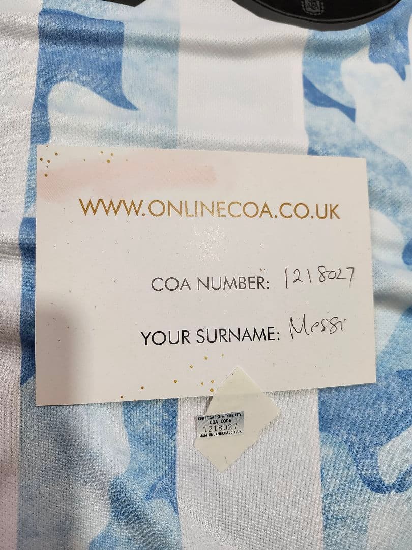 メッシ アルゼンチン代表 コパアメリカ サイン ユニフォーム messi