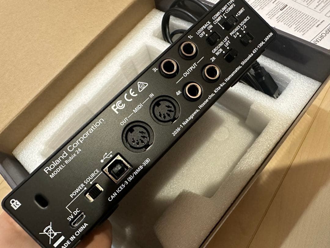Roland rubix24 オーディオインターフェイス