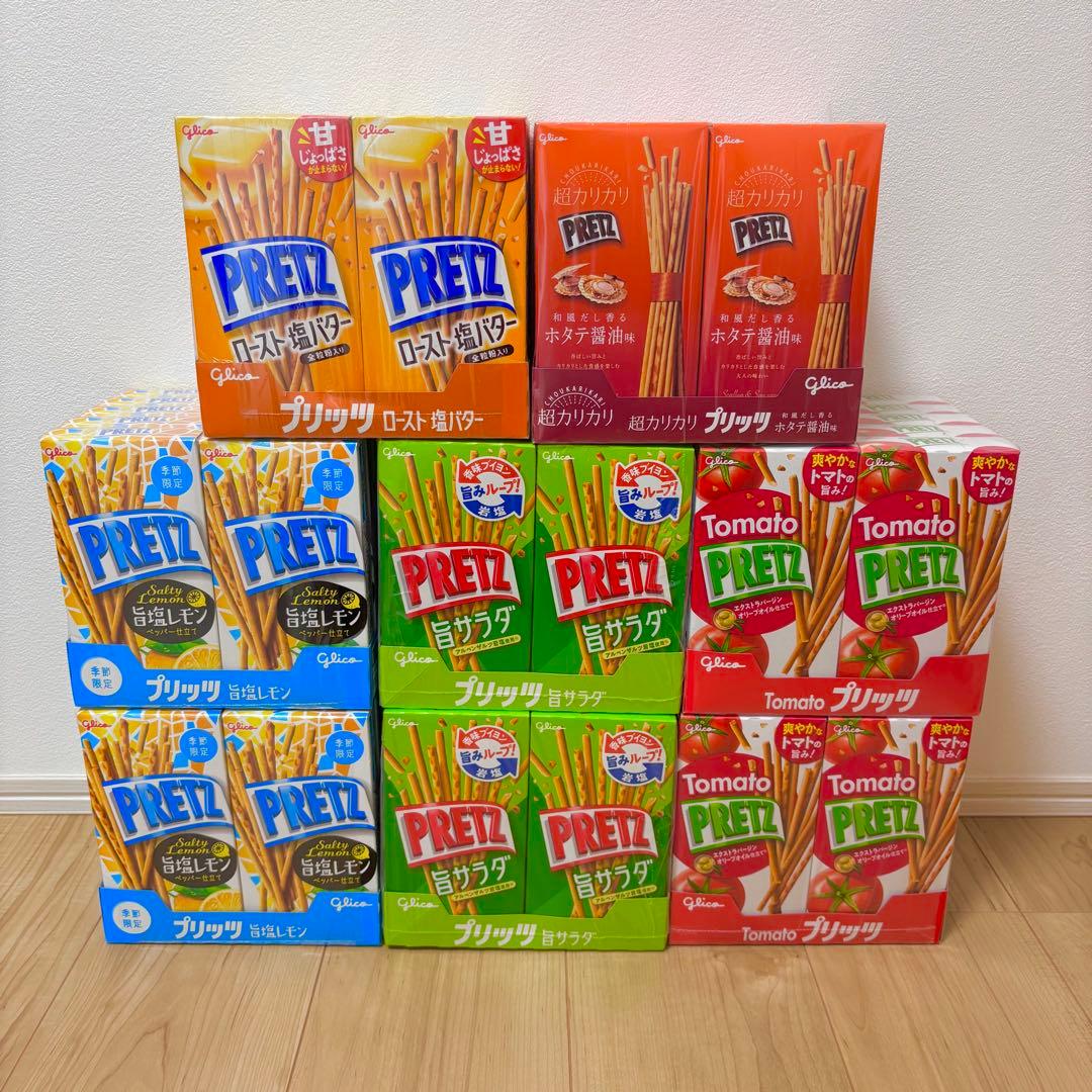 プリッツ　お菓子　まとめ売り　詰め合わせ　80個