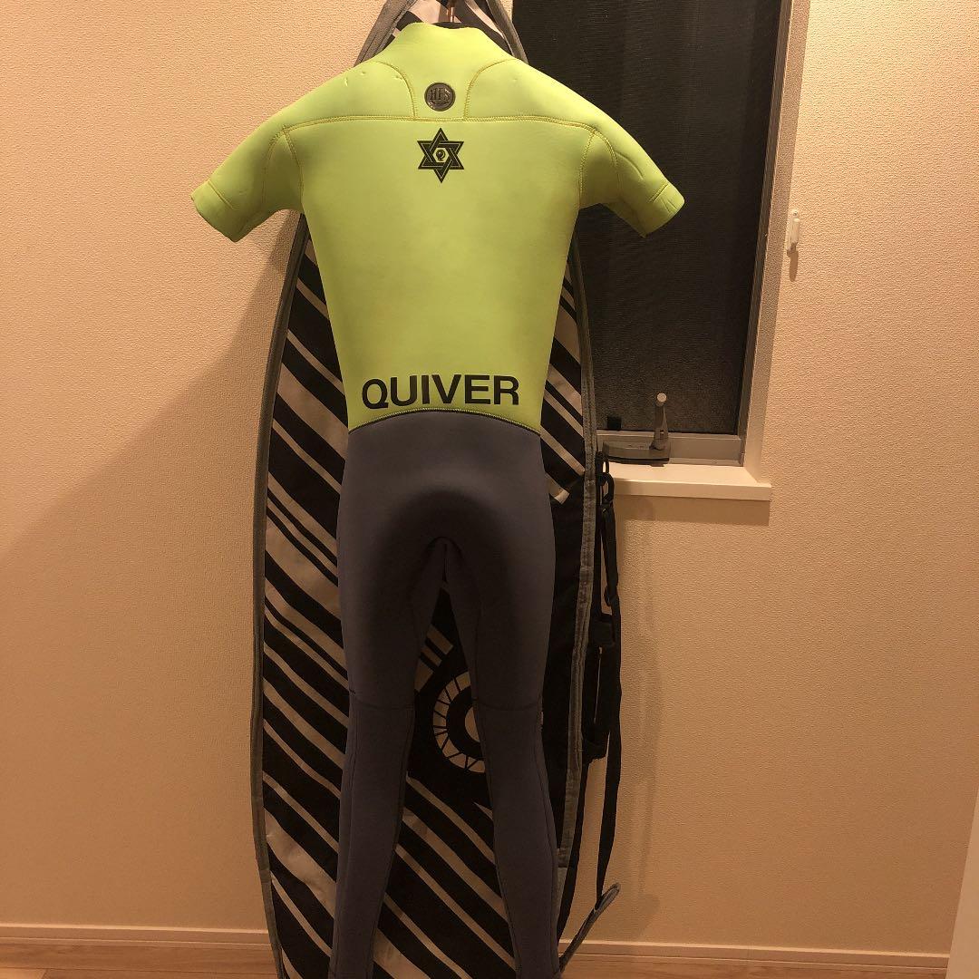 送料込み QUIVER ウエットスーツ シーガル　グリーン
