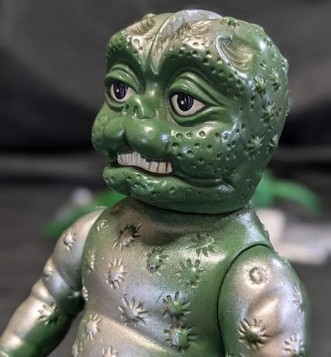 ミニラ（ブルマァク復刻）＆カマキラス（マルサン）ソフビフィギュア２体セット＋１