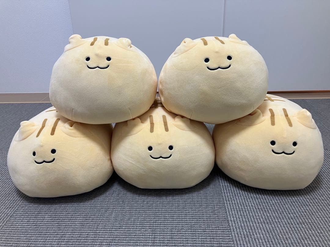 【CXV様限定】にわねこ　もちもちBIGぬいぐるみ5個セット