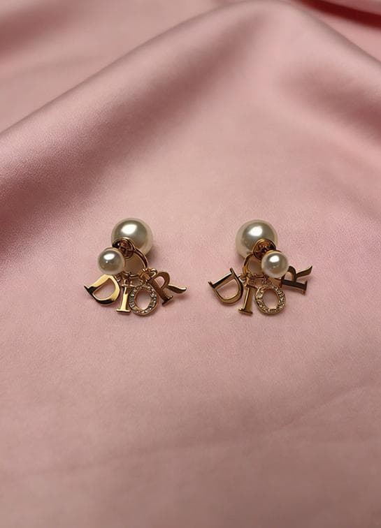 Dior Tribales ゴールド ピアス パール