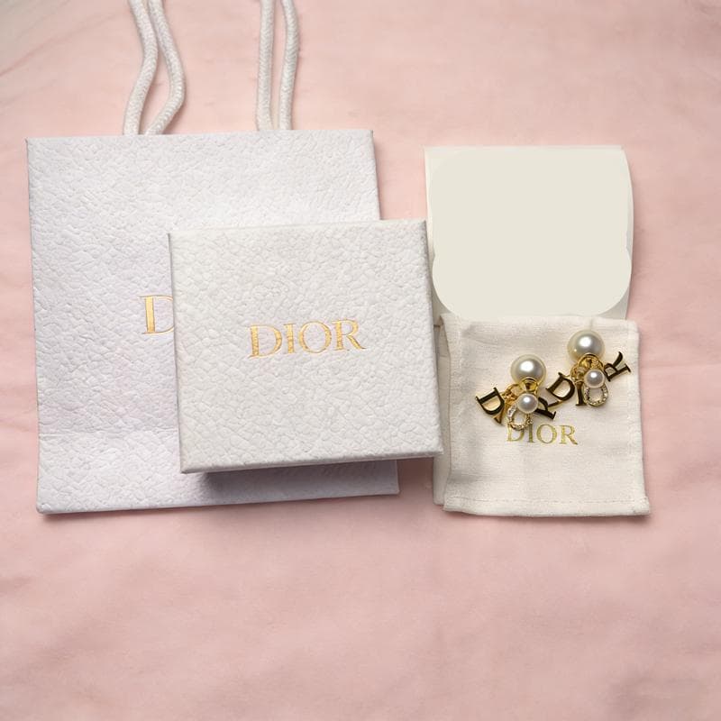 Dior Tribales ゴールド ピアス パール