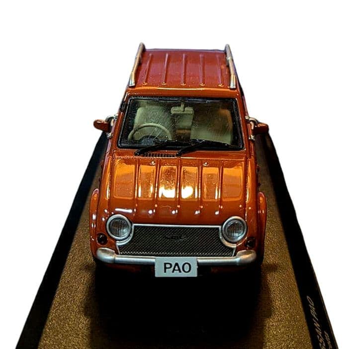 NISSAN PAO ミニカー テラコッタオレンジ　京商　 1/43　パイクカー