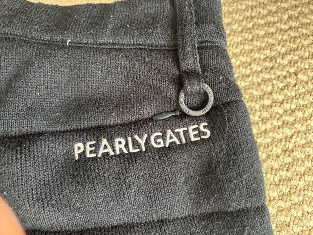 PEARLY GATES ネイビー　キルティングパンツ　中綿パンツ