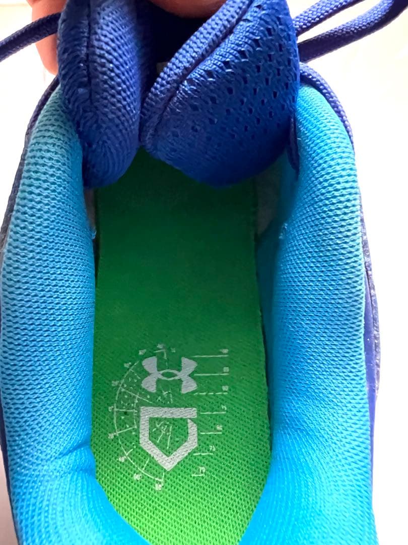 美品　アンダーアーマー 野球 ポイント スパイク　27㎝