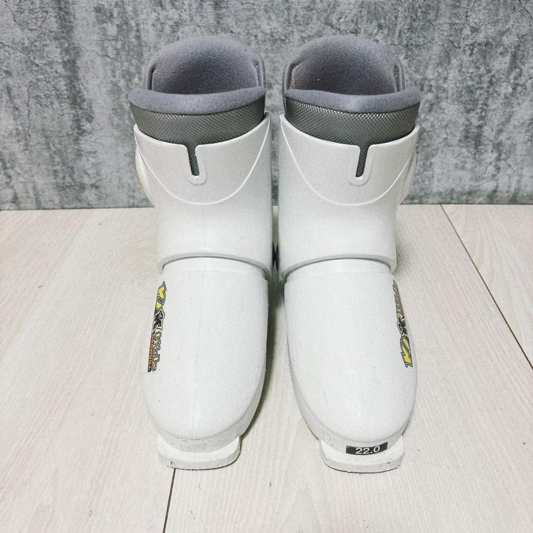 ジュニアスキー 4点セット KAZAMA 126cm GROWHILL 22.0