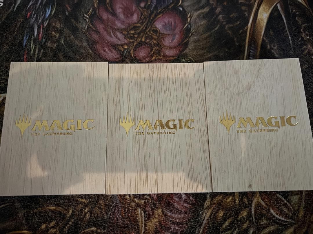 マジック大戦祭 MTG×FF ステンレストークン3枚 桐箱付