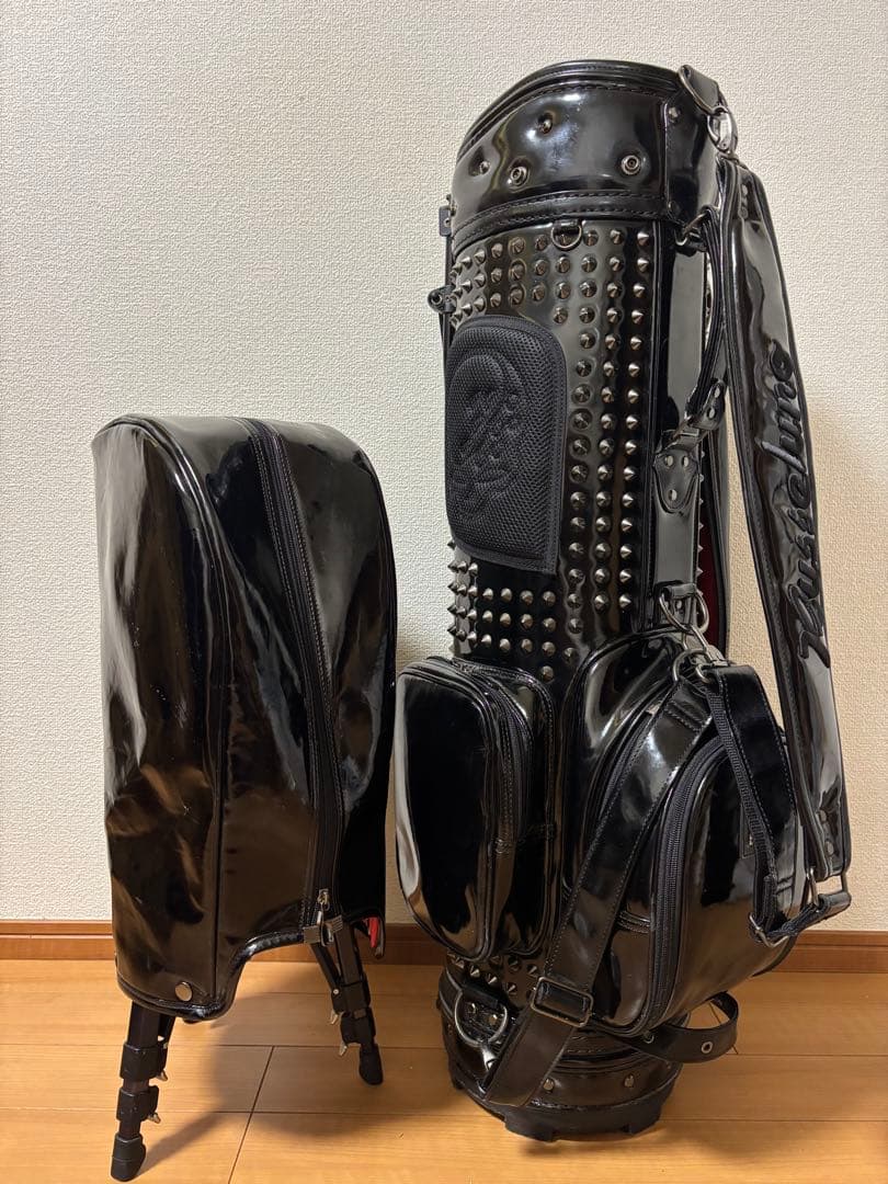 RUSSELUNO ブラック ラッセルノ スタッズ キャディバッグ 限定品6分割