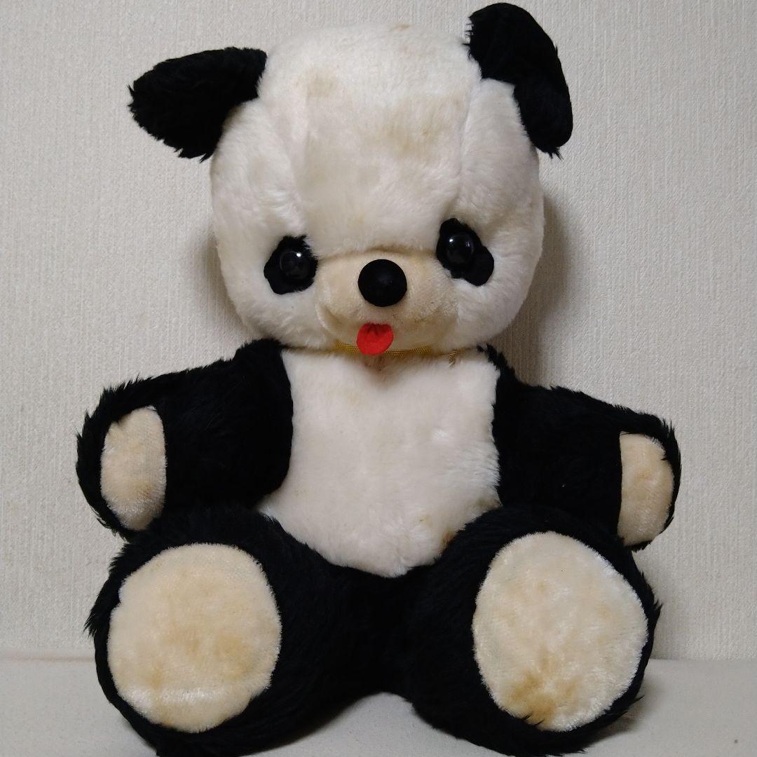 □昭和レトロ 大きなパンダのぬいぐるみ　ビンテージ