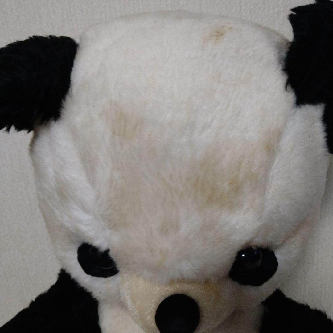 ■昭和レトロ 大きなパンダのぬいぐるみ　ビンテージ