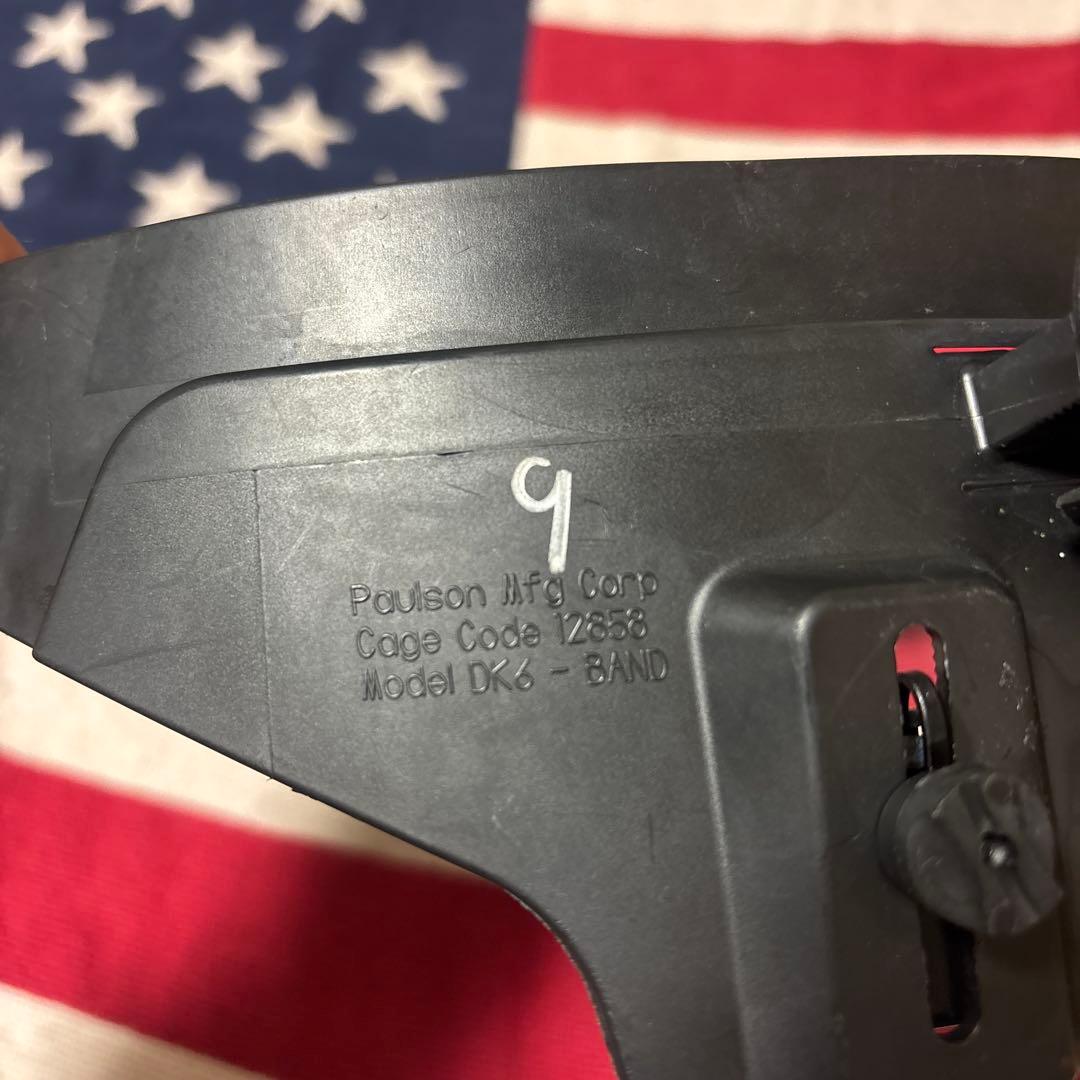 実物PAULSONフェイスシールド米警察装備CAGE CODE12858 B36