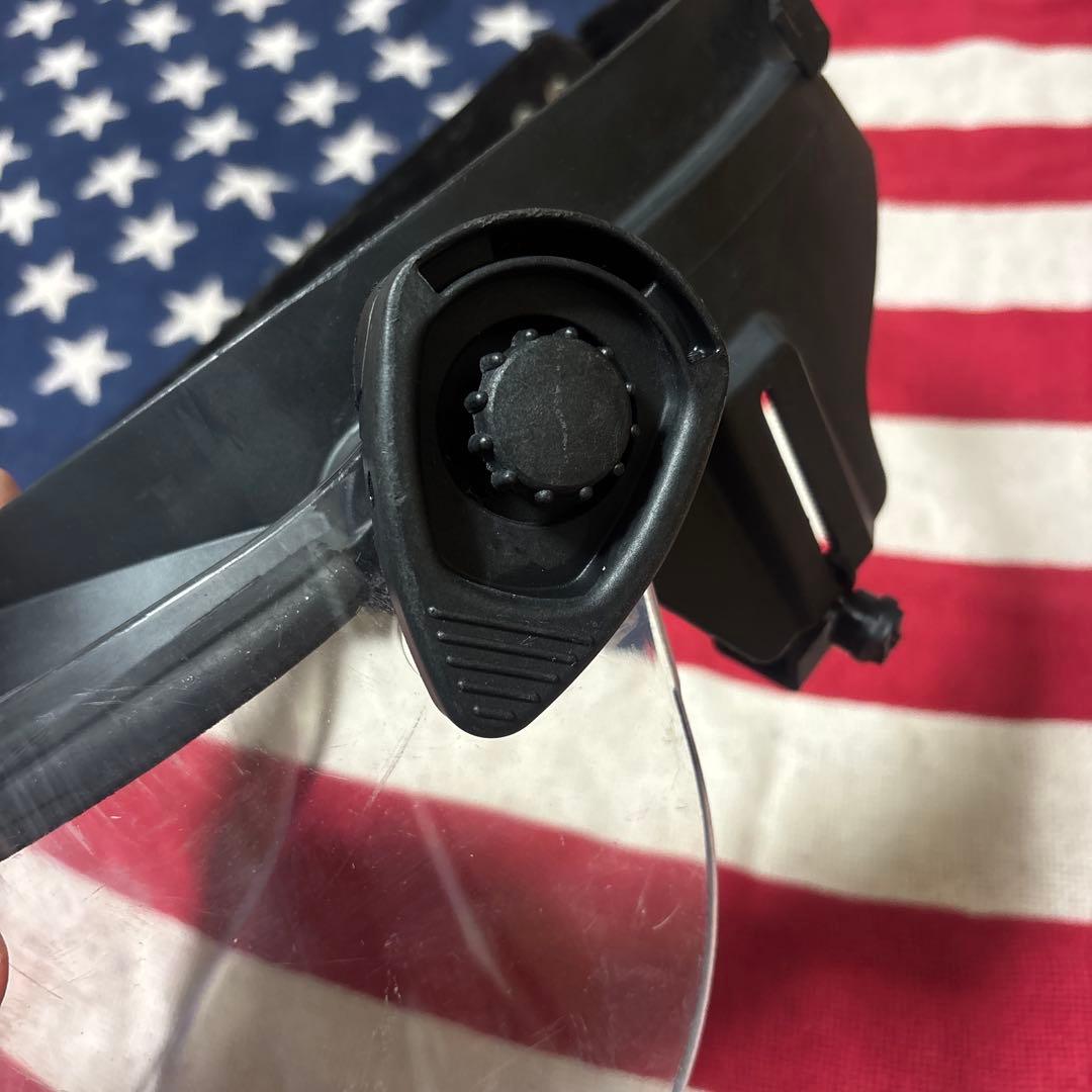 実物PAULSONフェイスシールド米警察装備CAGE CODE12858 B36