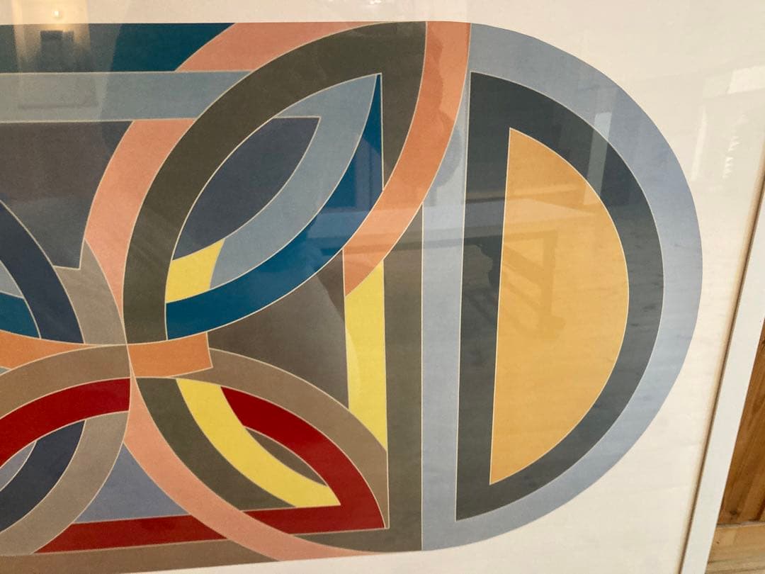 フランクステラ　ポスター　HIBELL ART フランク・ステラ　1984