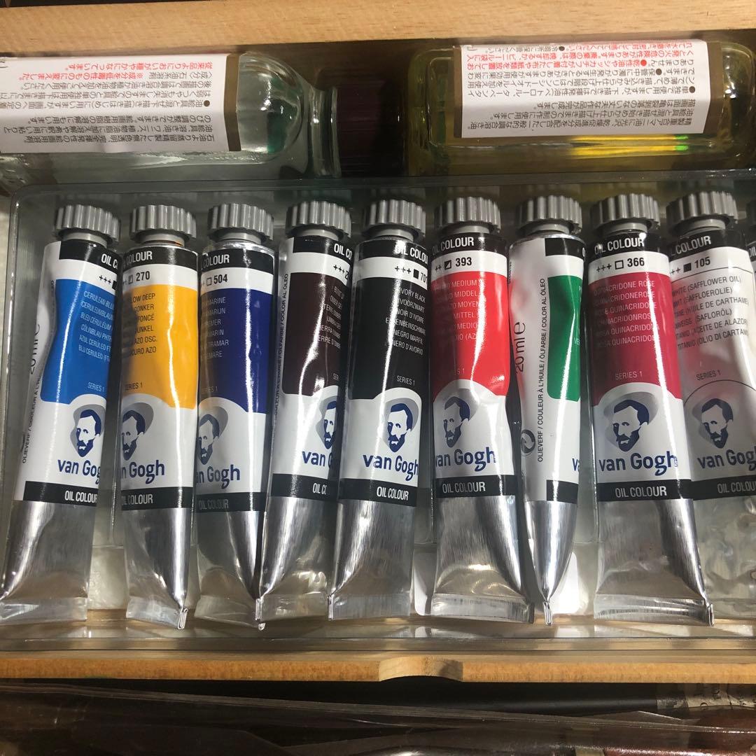 uni 色鉛筆 72色セット+ 多色の油絵具10本セット　ペインティングオイル