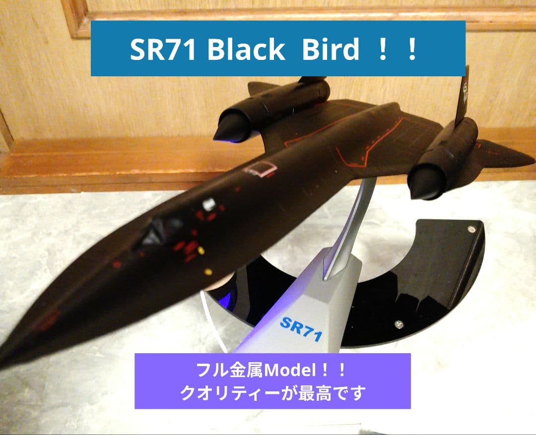 ●New!! SR71 Black Bird／ 1/72=約50cm