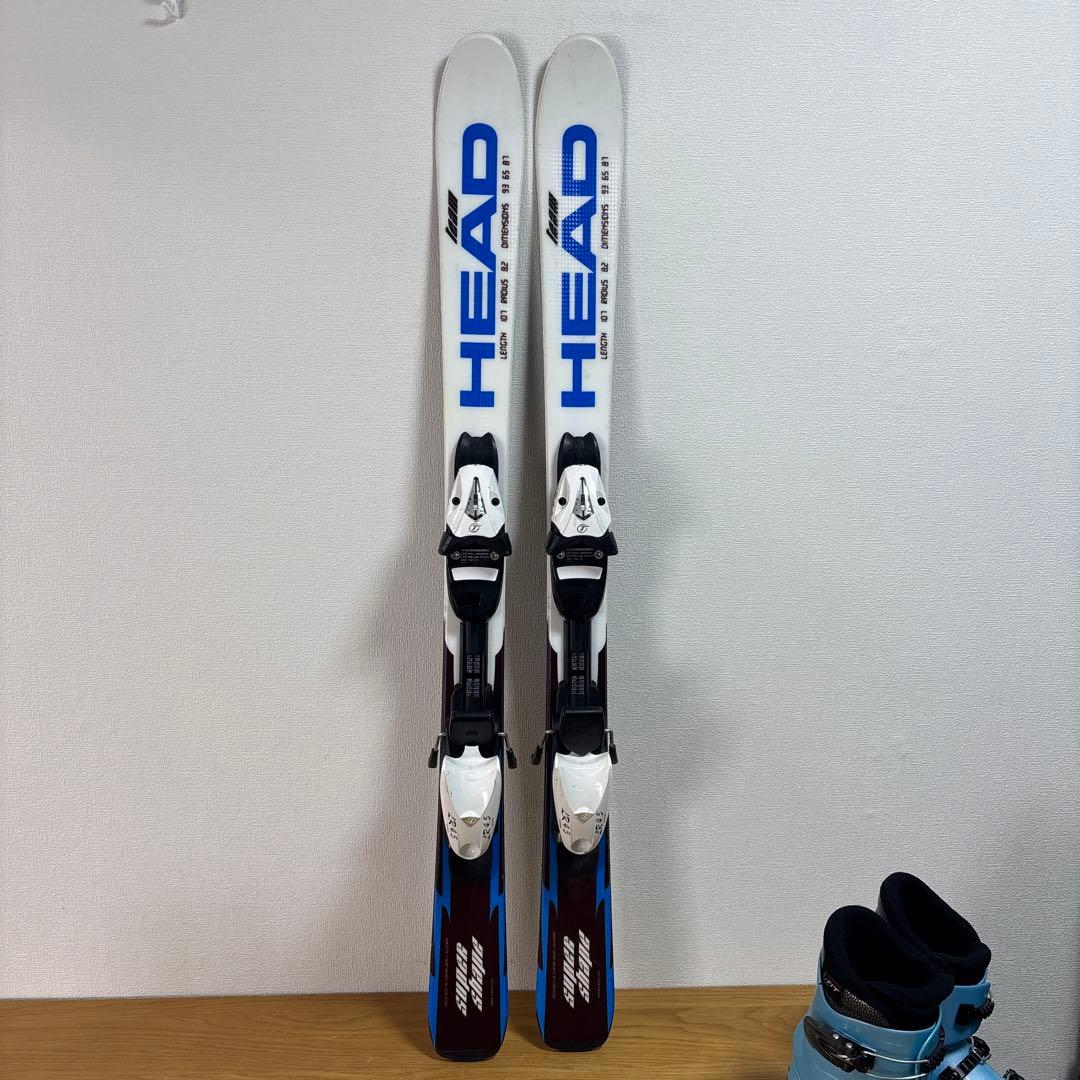 ジュニア　子供スキーセット　head 107cm Lange 18-18.5cm