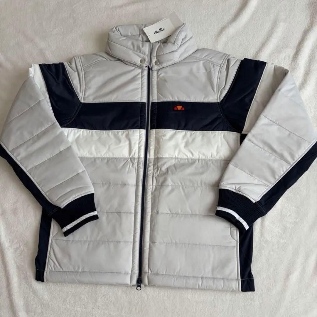 最終値下げ‼︎新品【ellesse】エレッセ 中綿ジャケット グレー/ネイビー